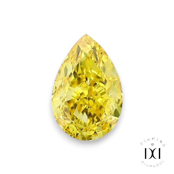 diamante pera amarillo