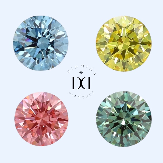 diamantes de color brillantes