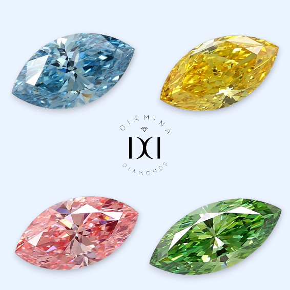 diamantes de color marquesa