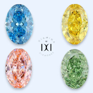 diamantes de color oval